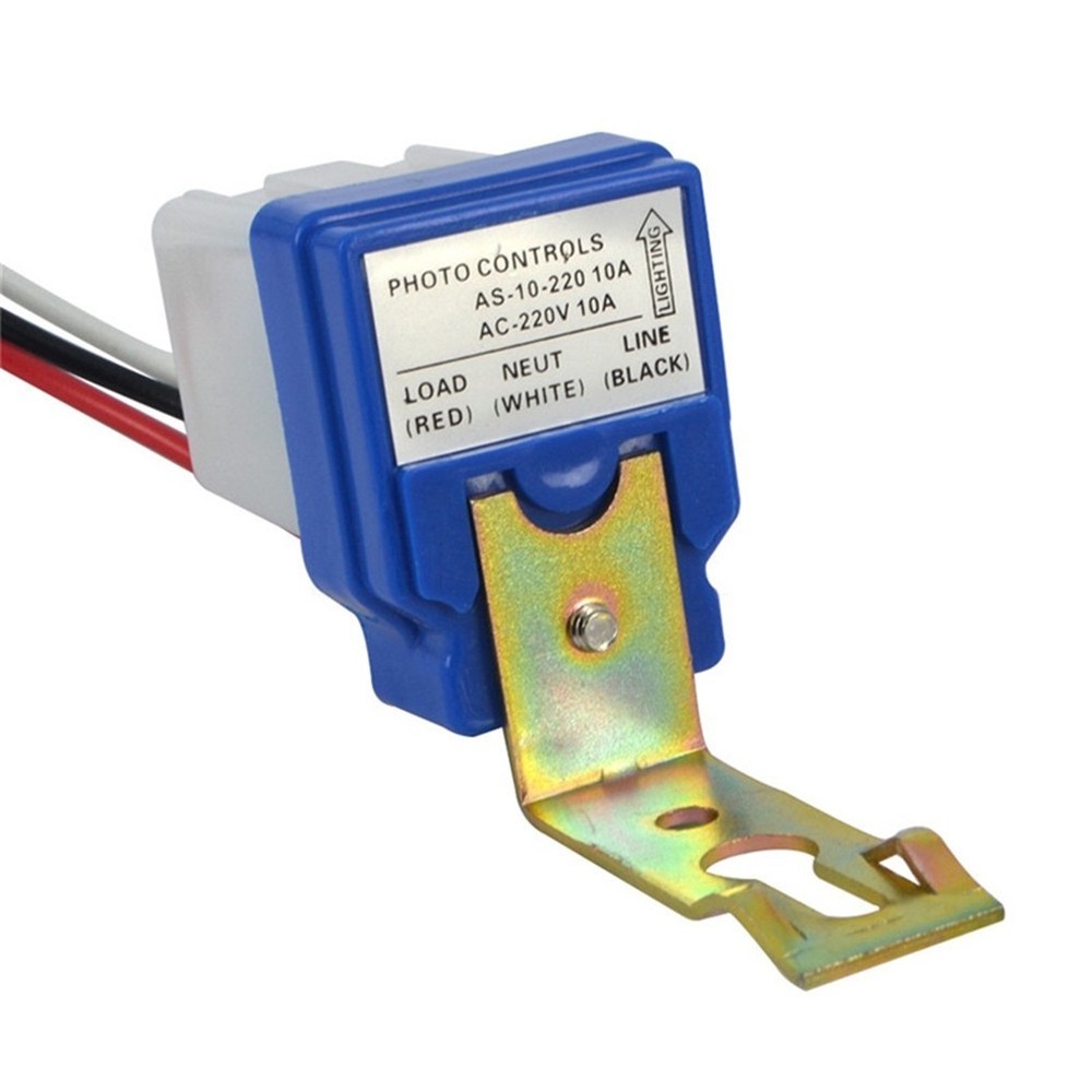 AC 220V 10A Automatic Street Light Switch Photo Controller Street Light Sensor