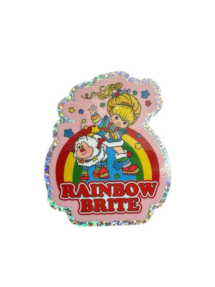 Rainbow Brite 80s sticker nostalgic retro decal