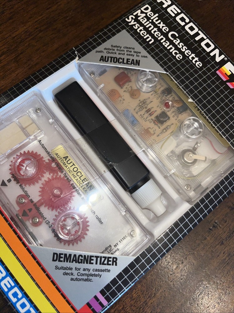 Vintage Recoton Extra Deluxe Cassette Maintenance System