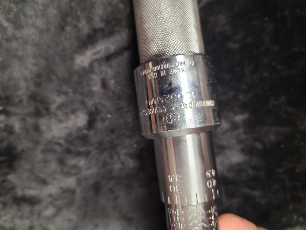 CDI Micrometer Adjustable Torque Wrench 10002MMH 3/8" Drive