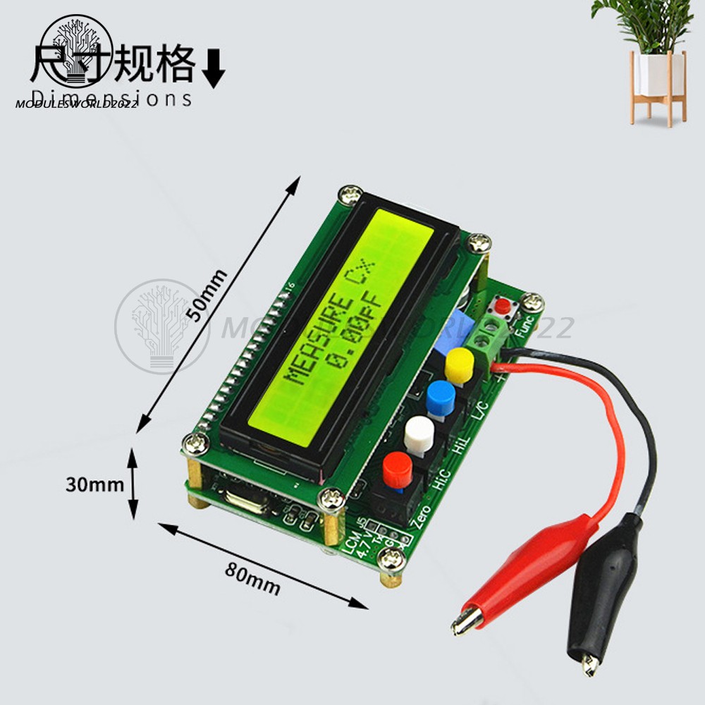 Digital LC100-A LCD High Precision Inductance Capacitance L/C Meter Tester