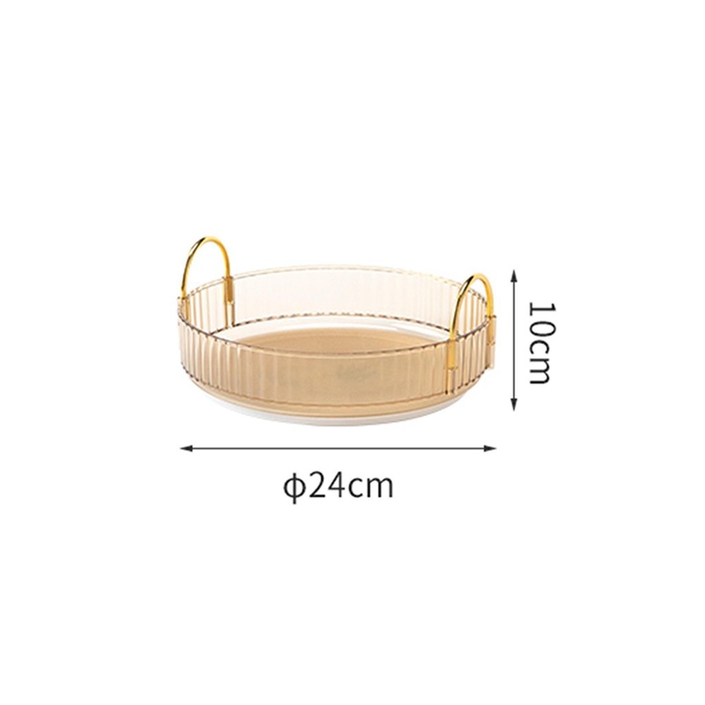 Makeup Storage Organizer Cosmetics Display Single layer gold