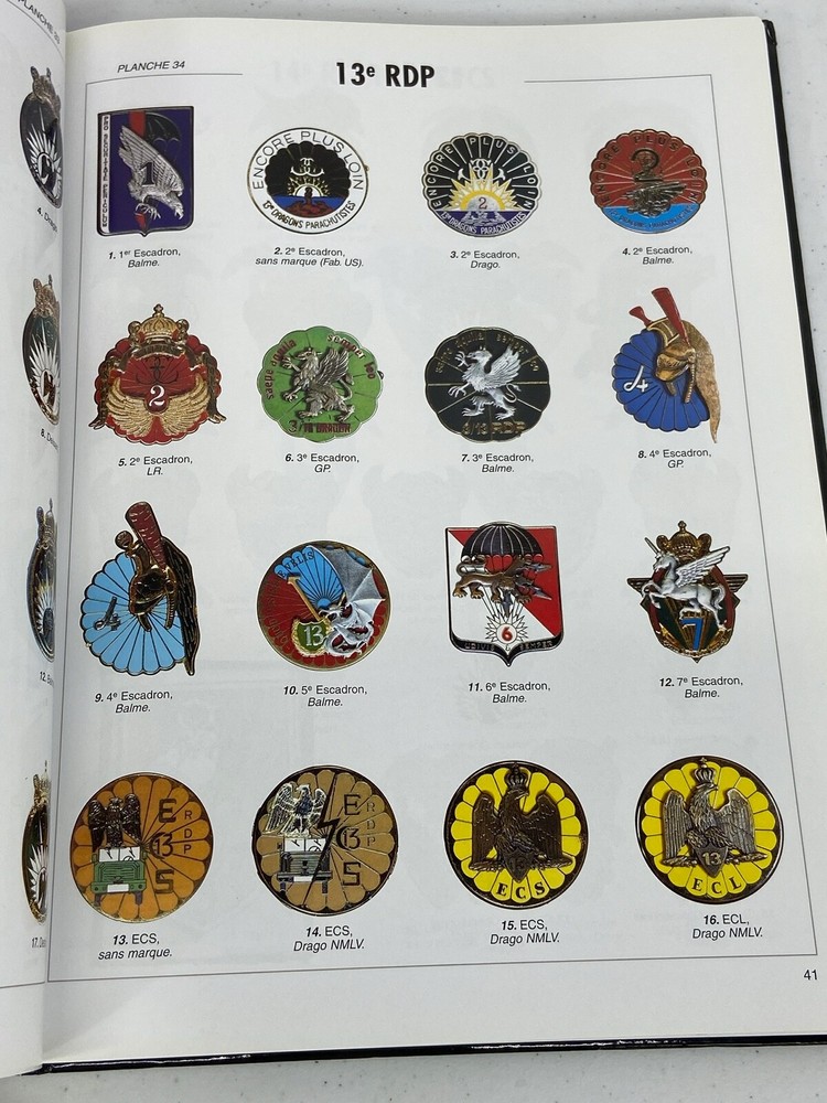 French Airborne Troops Wings And Insignia Reference Book
