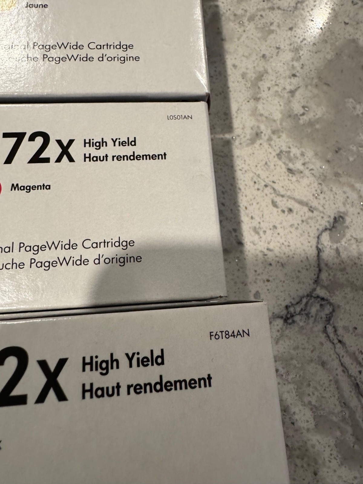 LOT OF 4: HP 972X High Yield Cartridge Full Set- BRAND NEW