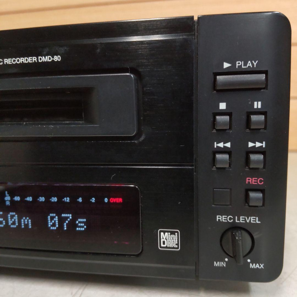 DENON DMD-80 MD Deck Minidisc Player Recorder Audio Working Confirmed
