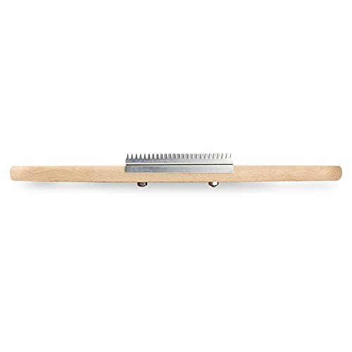15" Buffing Wheel Rake for Removing Residual Buff Compound, Double Handle
