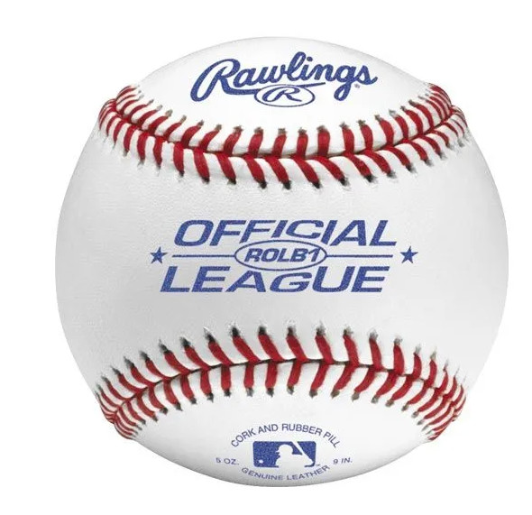 Rawlings ROLB1 Baseballs - 1 Dozen