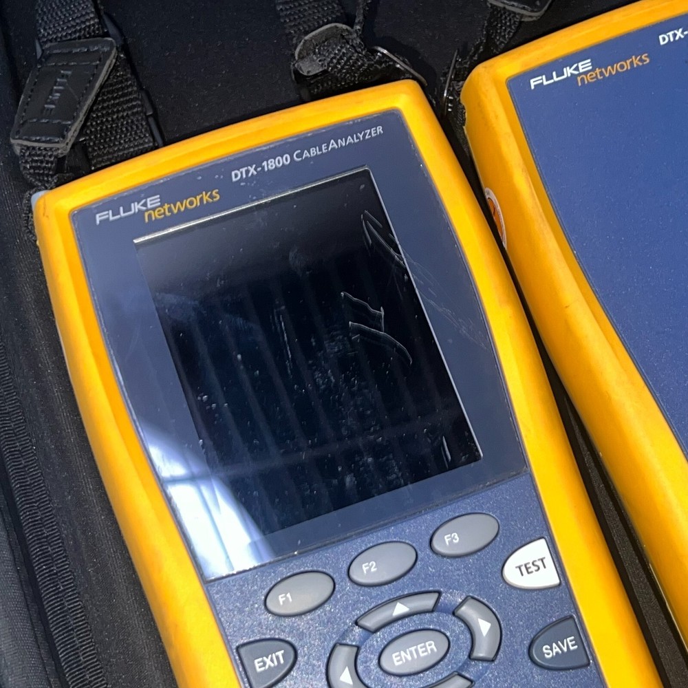 Fluke Network DTX-1800 Cable Analyzer Mainframe & Remote Kit