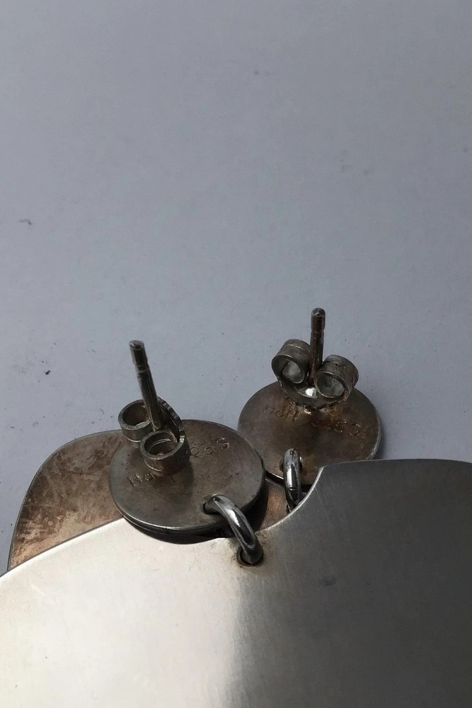 Hans Hansen Sterling Silver Modern Earrings