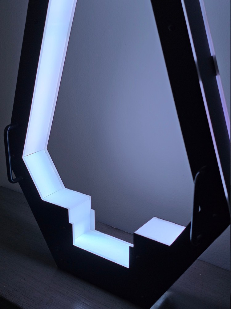 LED Bottle Presenter Display Glorifier. Rechargeable & Wireless. Add your Logo