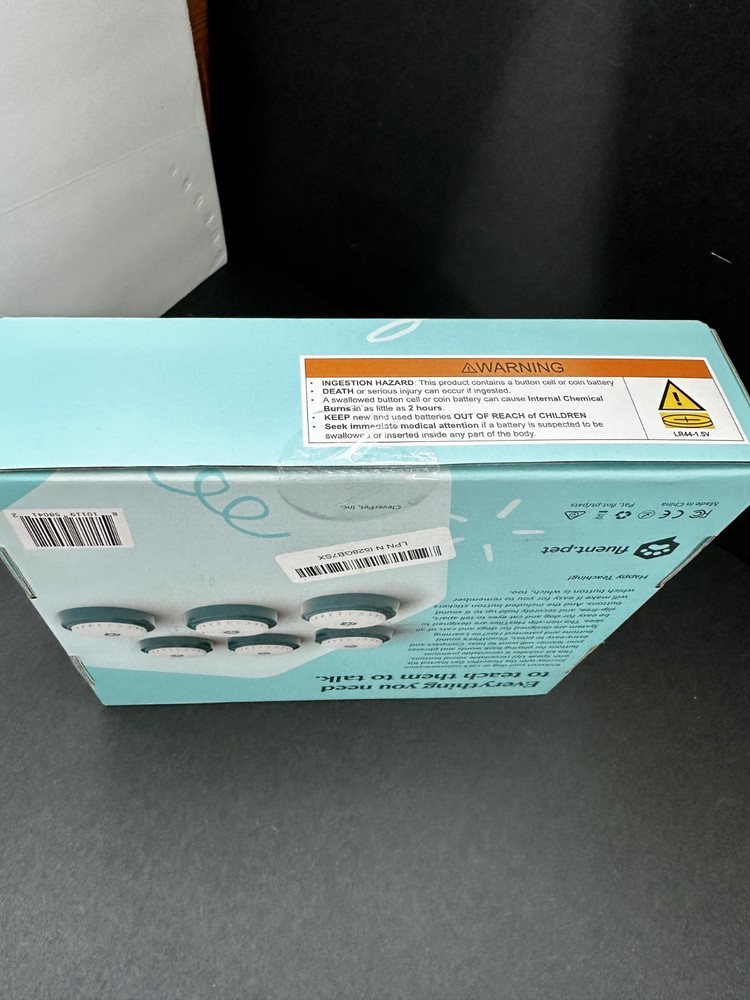 FluentPet Get Started Kit – 6 Buttons + 3 Tiles – Used in Excellent condition