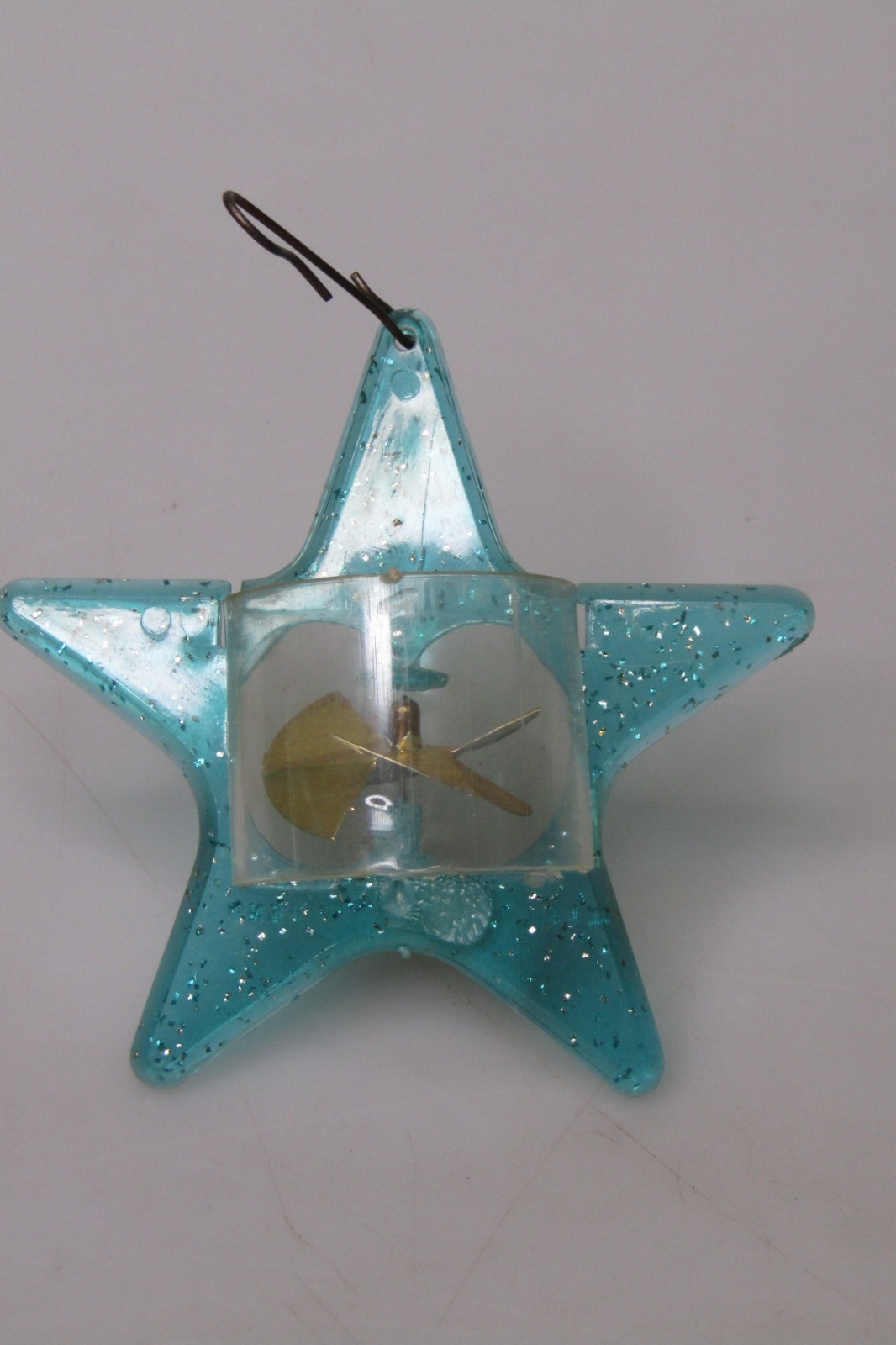 Twinkler Birdcage Star Blue Vintage Christmas Ornament Spinner