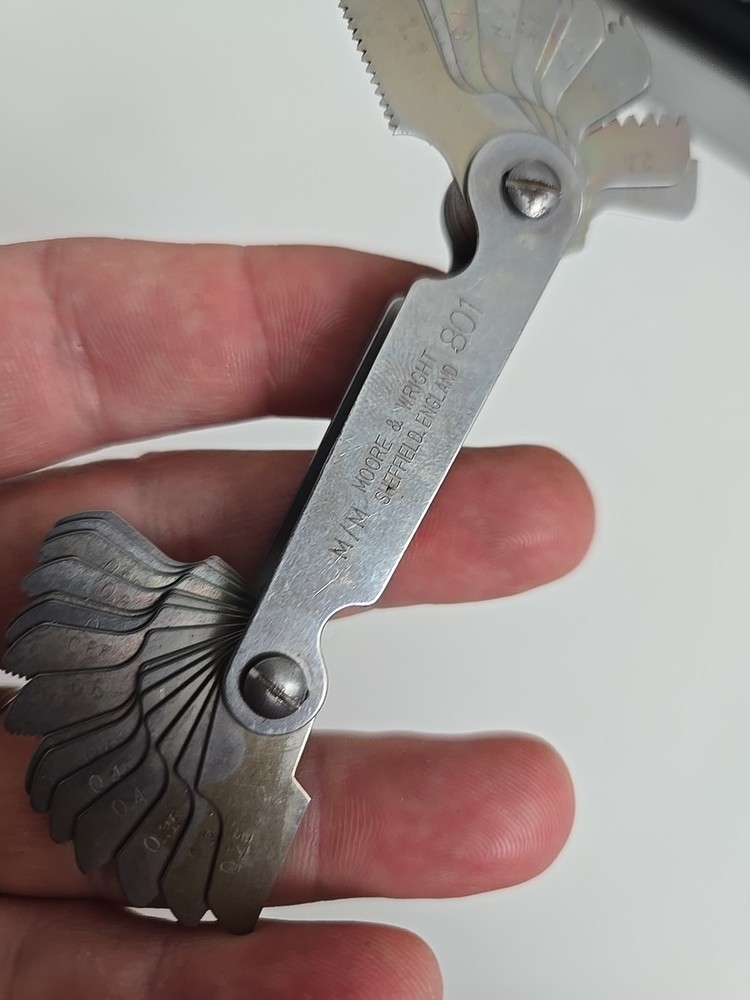 Moore & Wright UK METRIC SCREW Thread GAGE # 801