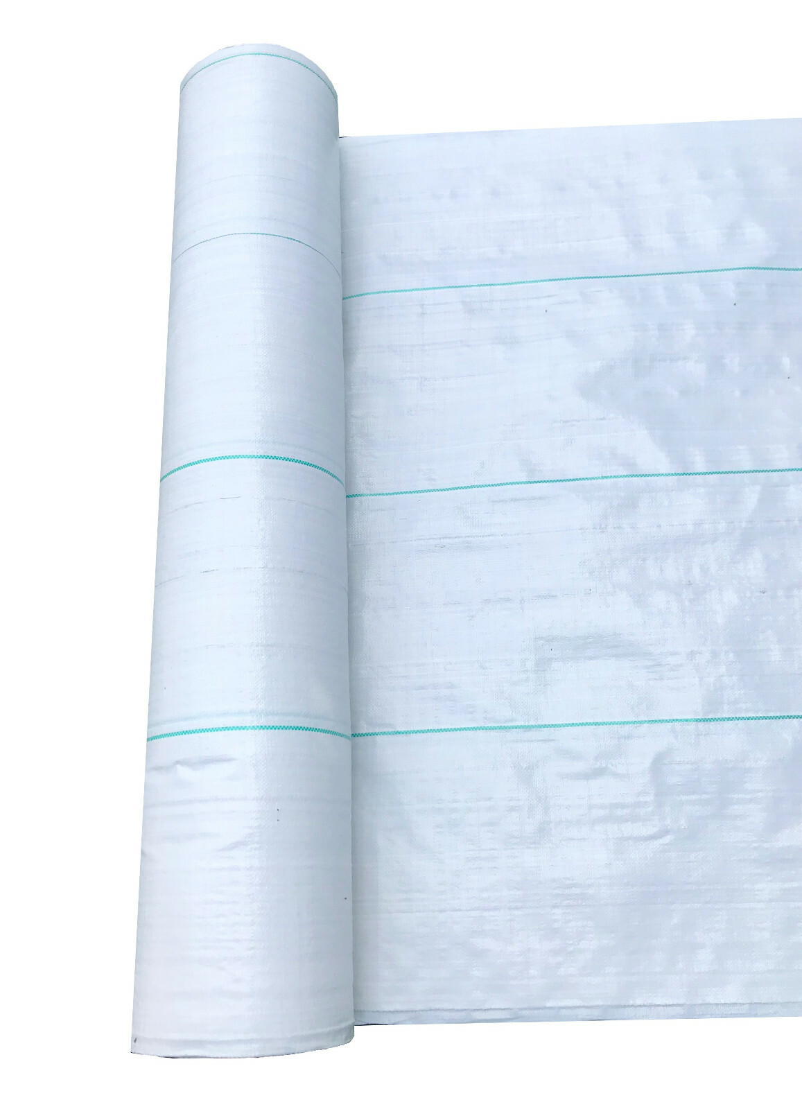 White Landscape Fabric Woven Polyethylene Commercial Grade Weed Barrier Cloth