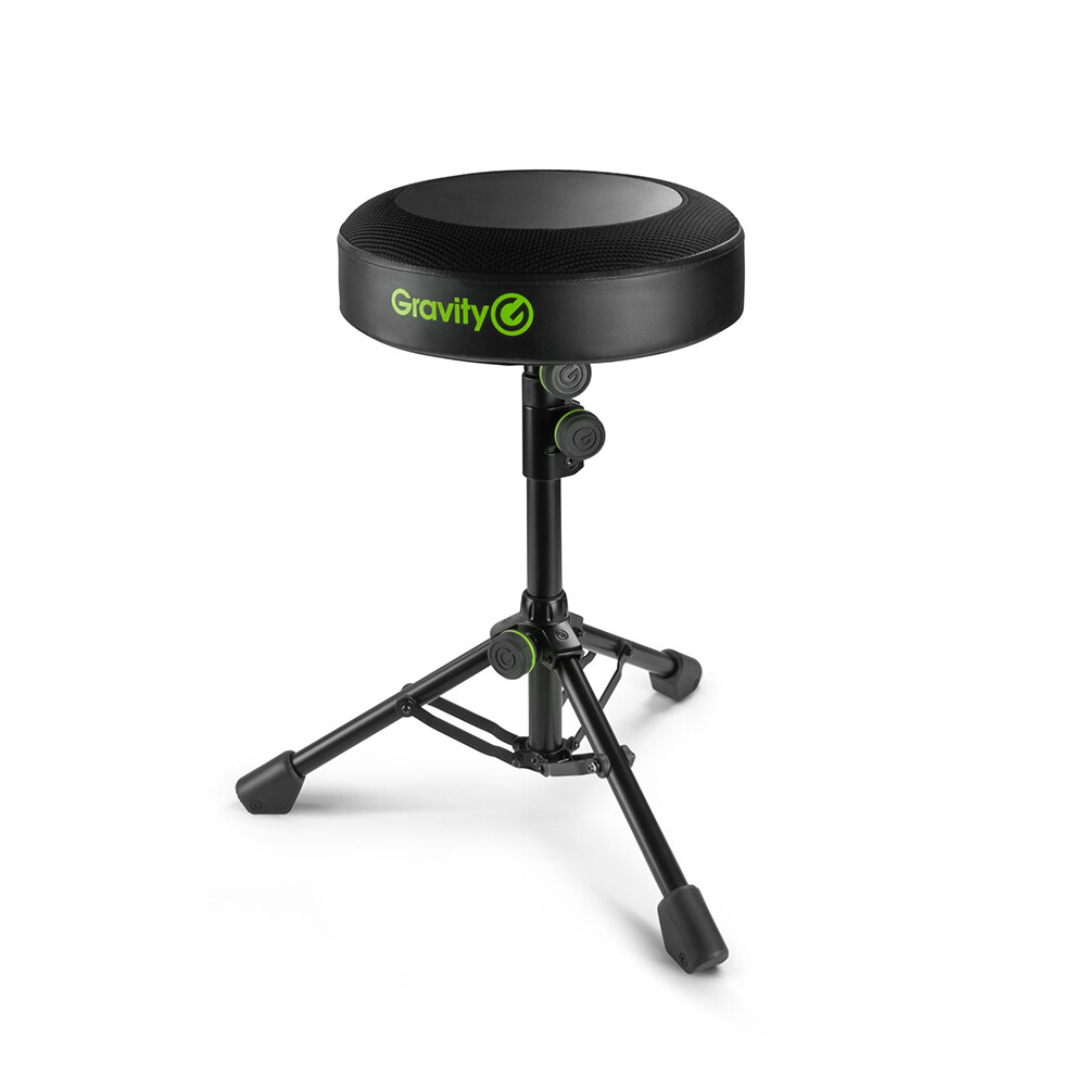 Gravity FD SEAT 1 Round Universal Foldable Music Stool Height Adjustable Studio