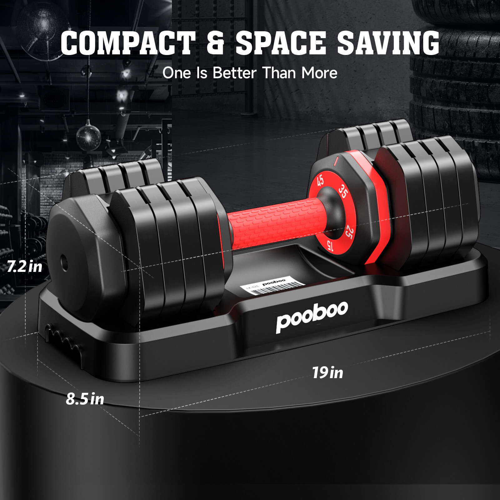 Adjust Dumbbell Set Adjustable Weight Dumbbell Set body Fitness Workout 25*2