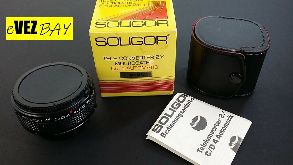 SOLIGOR - TELE-CONVERTER 2X C/D4 AUTOMATIC Multicoated - for MINOLTA M/MD
