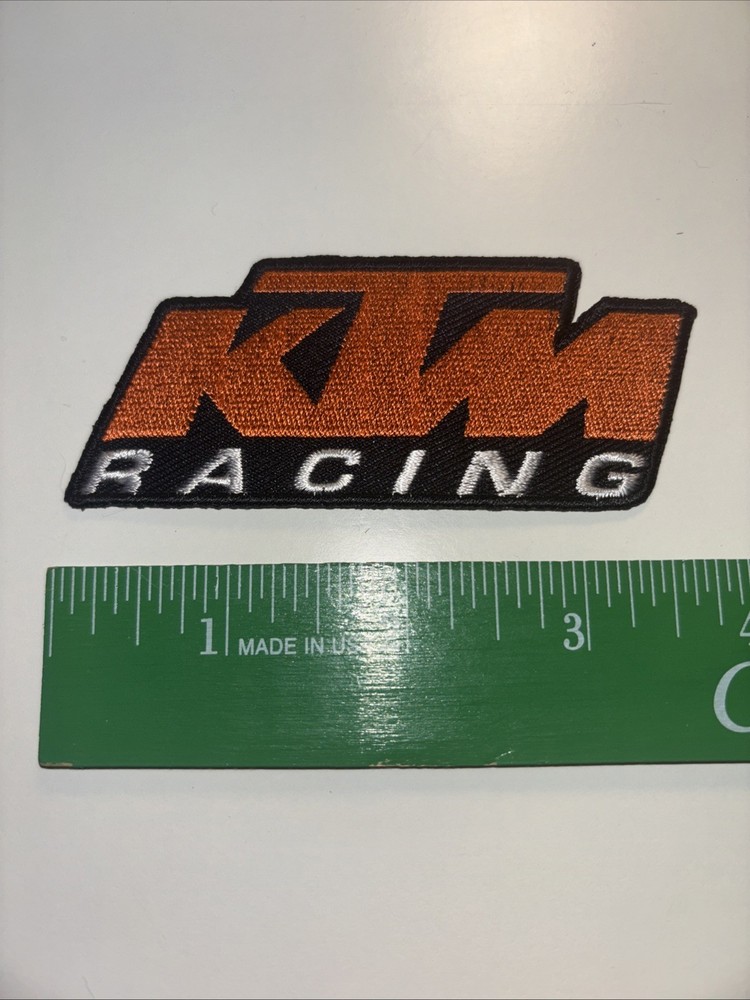 KTM Racing Embroidered Iron On Patch