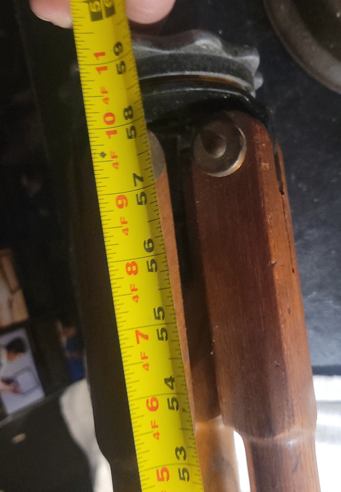 Nice vintage Keuffel & Esser 5174 58" Wood Tripod for transit.