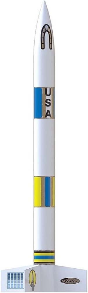 ESTES GENERIC E2X Flying Model Rocket Kit 2008 Single Bulk Pack Kit New Sealed