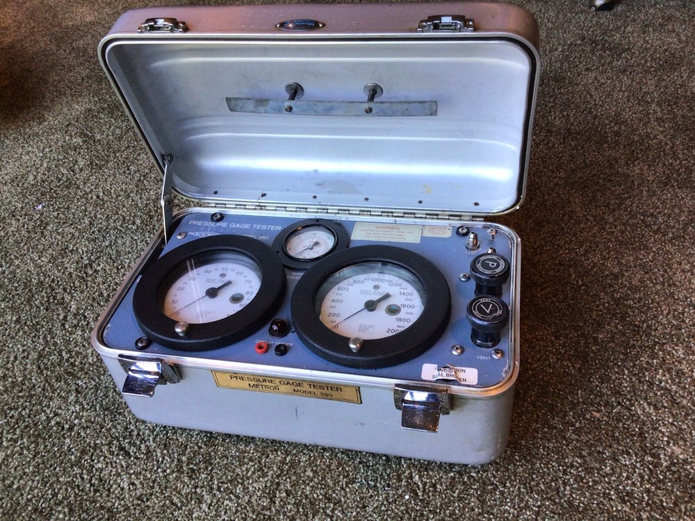 METRON MODEL 350 LIVE PRESSURE TESTER USED - Good Unit.