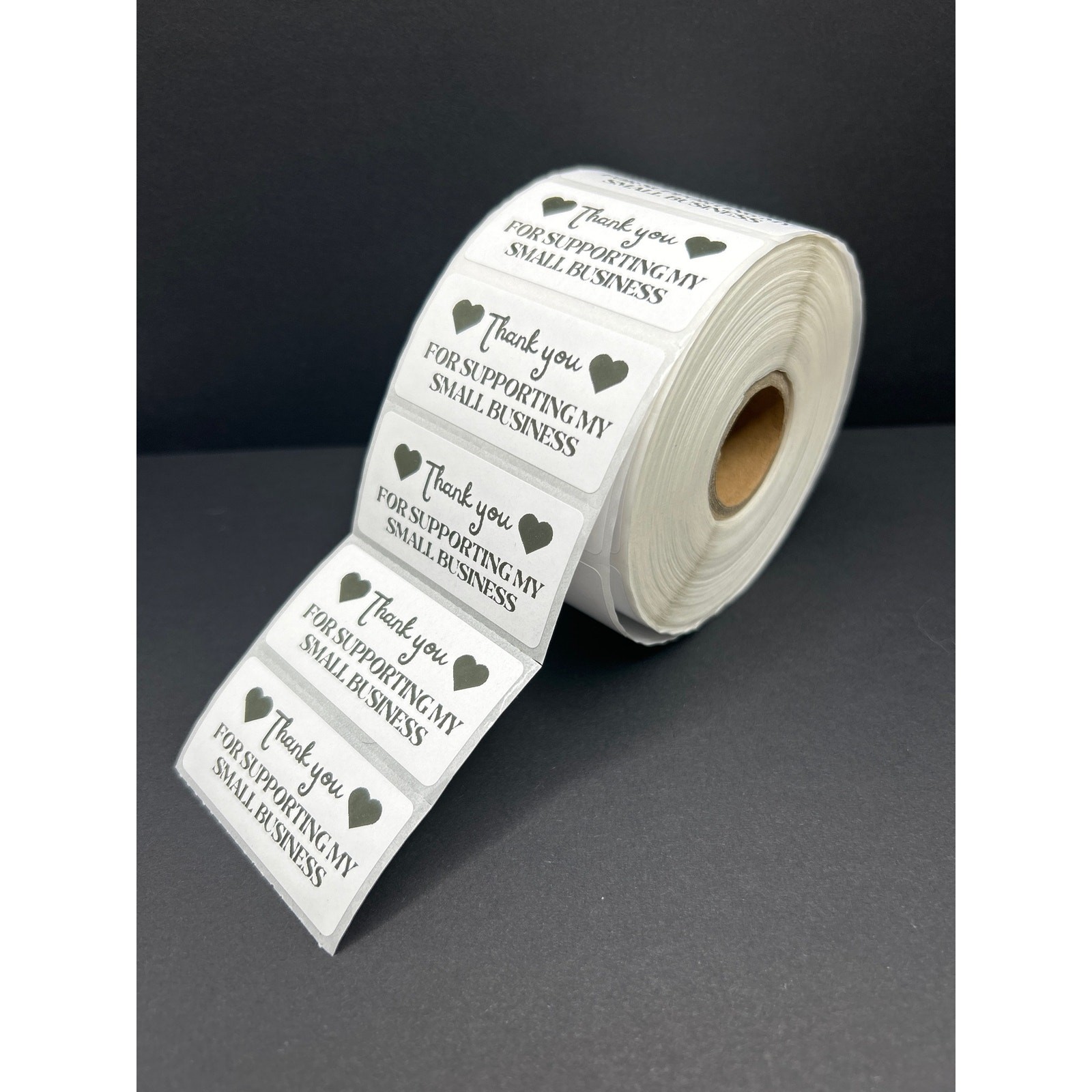 Set of 100 Handmade "Thank you for Supporting my Small Business" Stickers