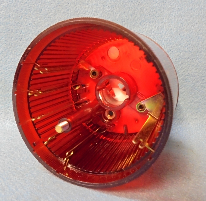 TELEMECANIQUE STACK LIGHT, XVALC3, RED, 7 WATTS MAX, 240 VAC, XVA-LC341