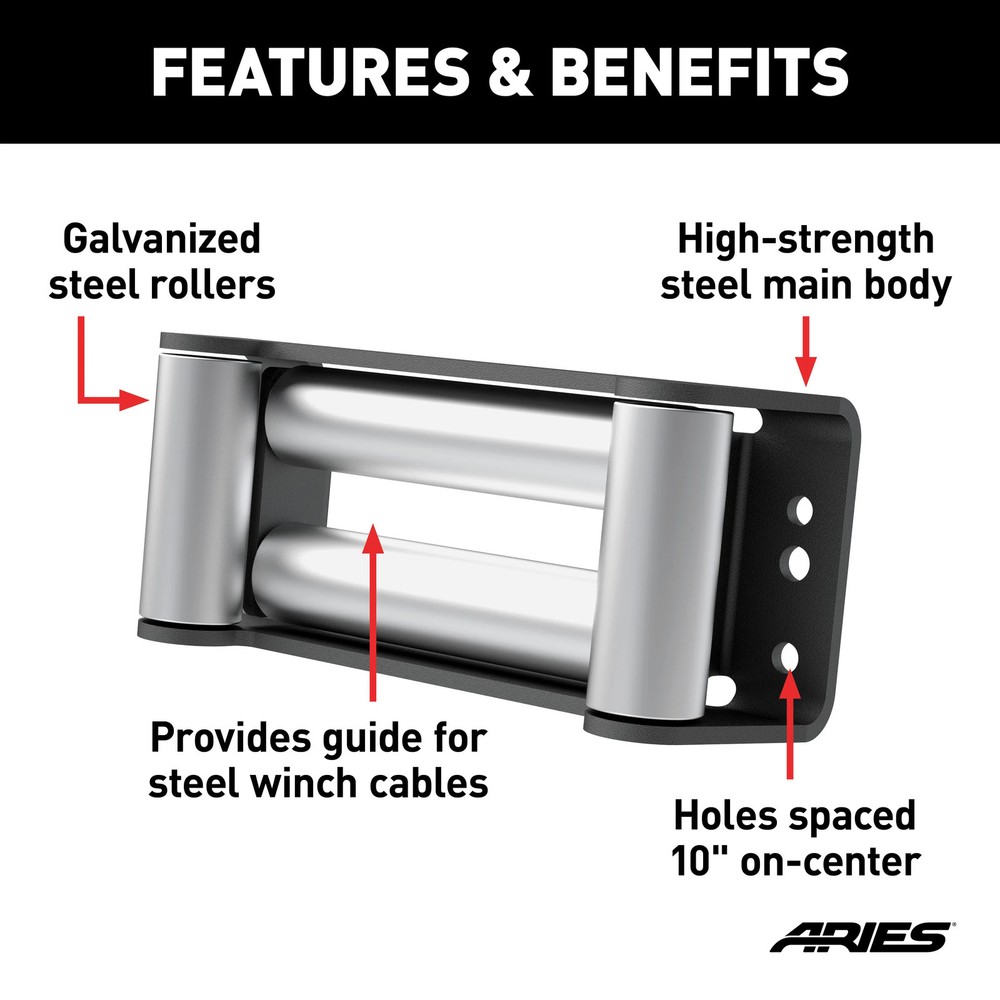 ARIES 2156071 Winch Roller Fairlead