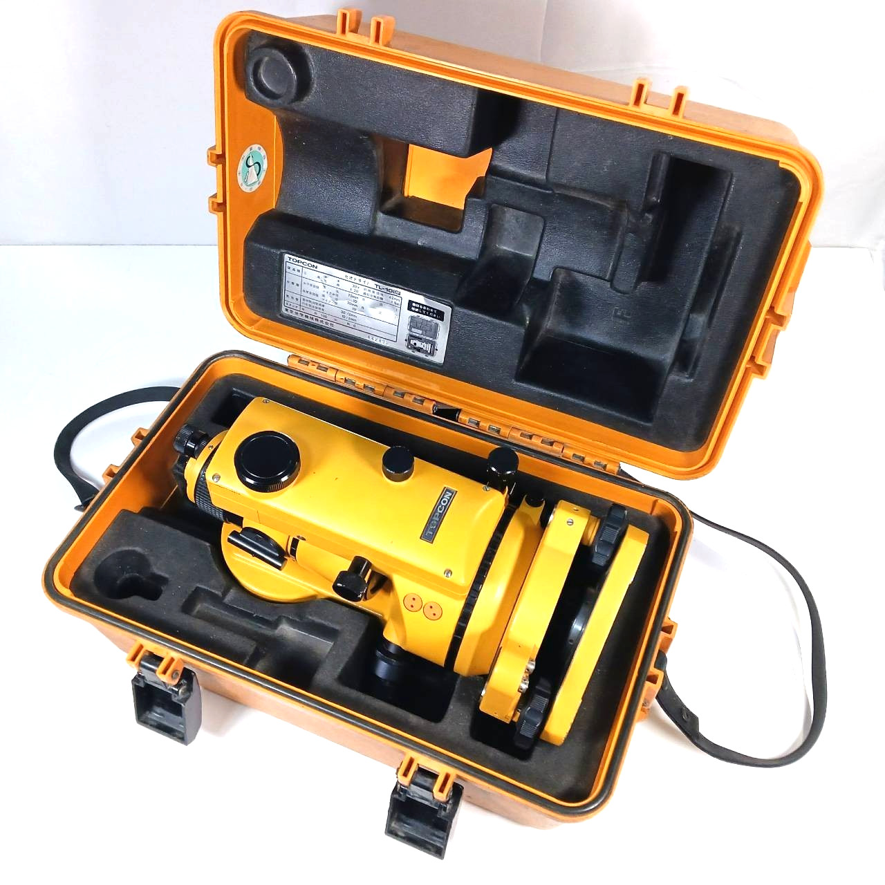 TOPCON Auto Level Surveying TL-10DF w/ Case Tested Working Japan / AI096T