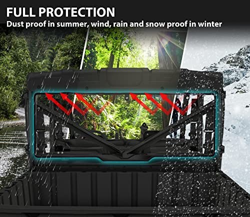 Clear Polycarbonate Back Window for Polaris Ranger XP Rear Windshield