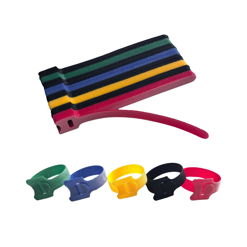 56 Pcs 6 Inch Reusable Cable Ties Cord Straps Wire Cord Wrap Hook and Loop