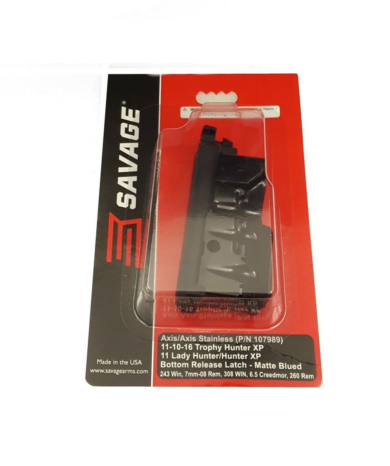 Savage Arms Magazine For Axis .243/7mm-08/308/6.5 - 4 Round Rifle Mag - 55232