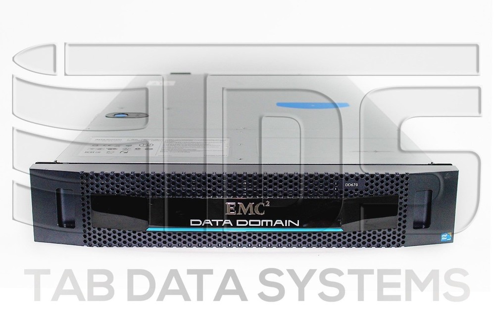 EMC Data Domain DD670 Storage System w/ 12x 1TB 7.2K SATA HDD, 2-Port 10GbE