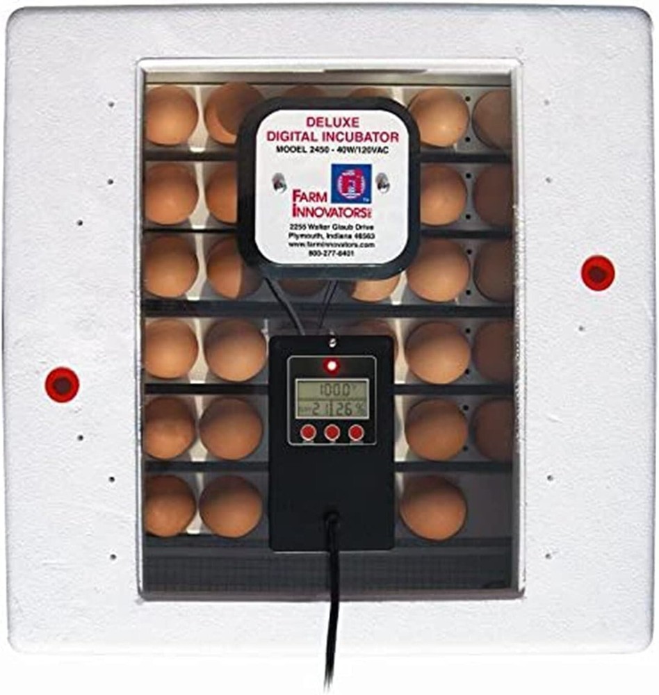 Automatic Egg Incubator with 360-Degree Viewing - Perfect for 41 Eggs Hatching