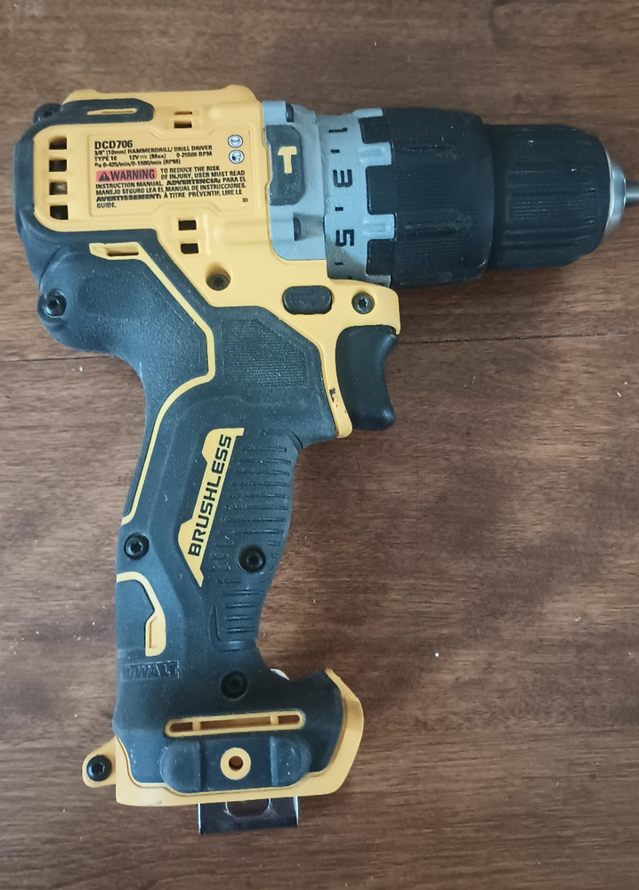 DEWALT DCD706B XTREME Sub-Compact 12V MAX 3/8" Hammer Drill - Tool Only