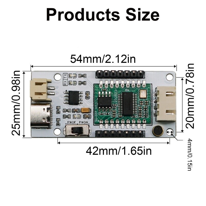 USB Voice Control Development BoardIntelligent Voice Recognition Module Voice