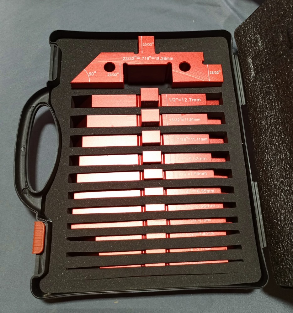 14 Pcs Router Table Set Up Blocks