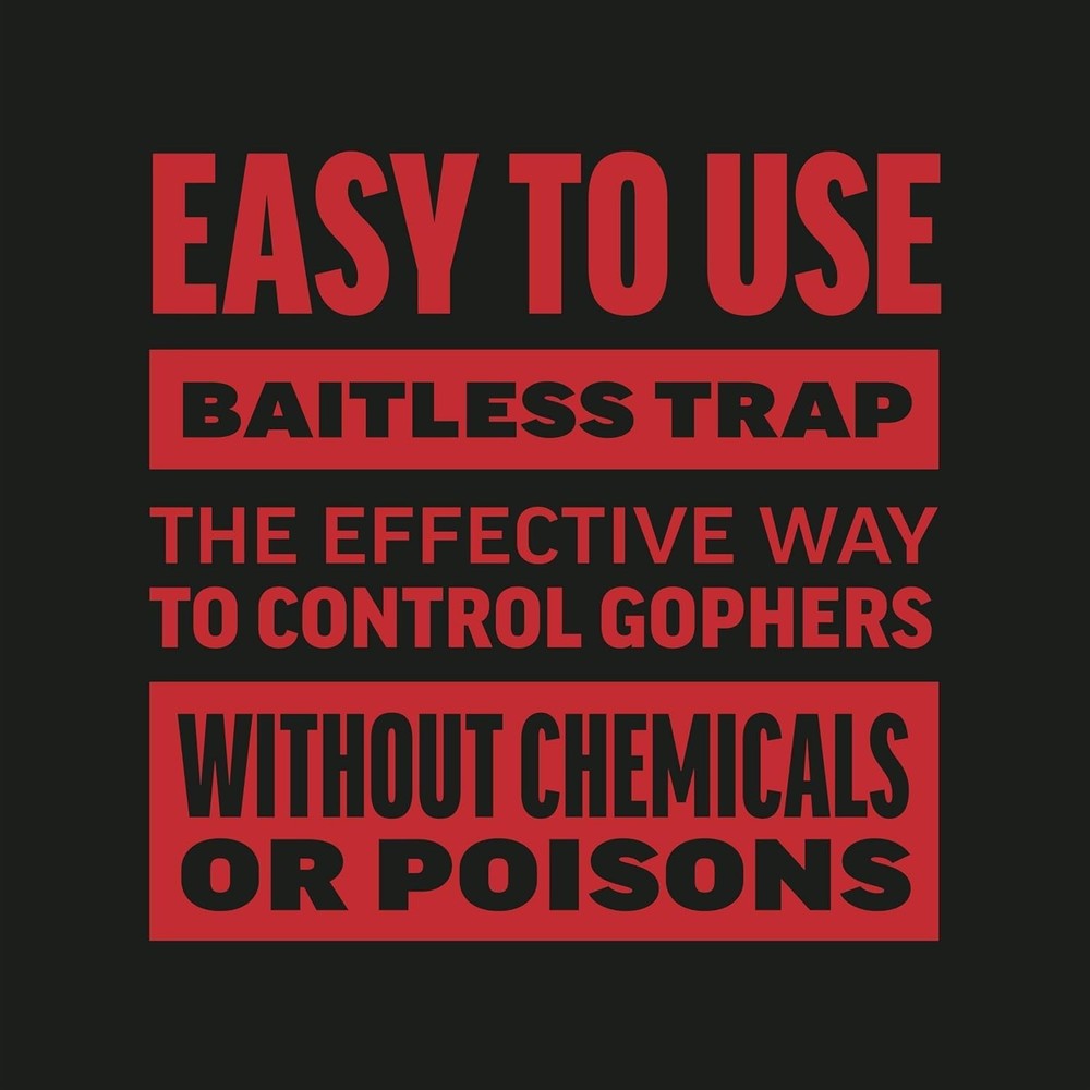 AMDRO Gopher Trap Twin-Pack Bundle! 4 Traps New in Box