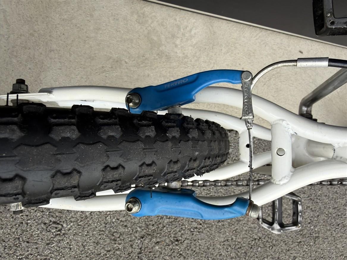 2000 DK Banshee Mid School BMX All Original White Blue Old Complete Bike Bicycle