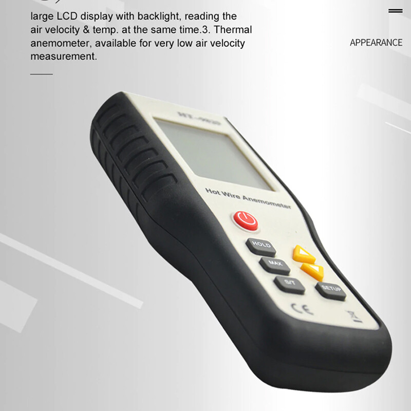 HT-9829 Ultrasonic Anemometer Digital Anemometer Wind Speed Sensor Measuring
