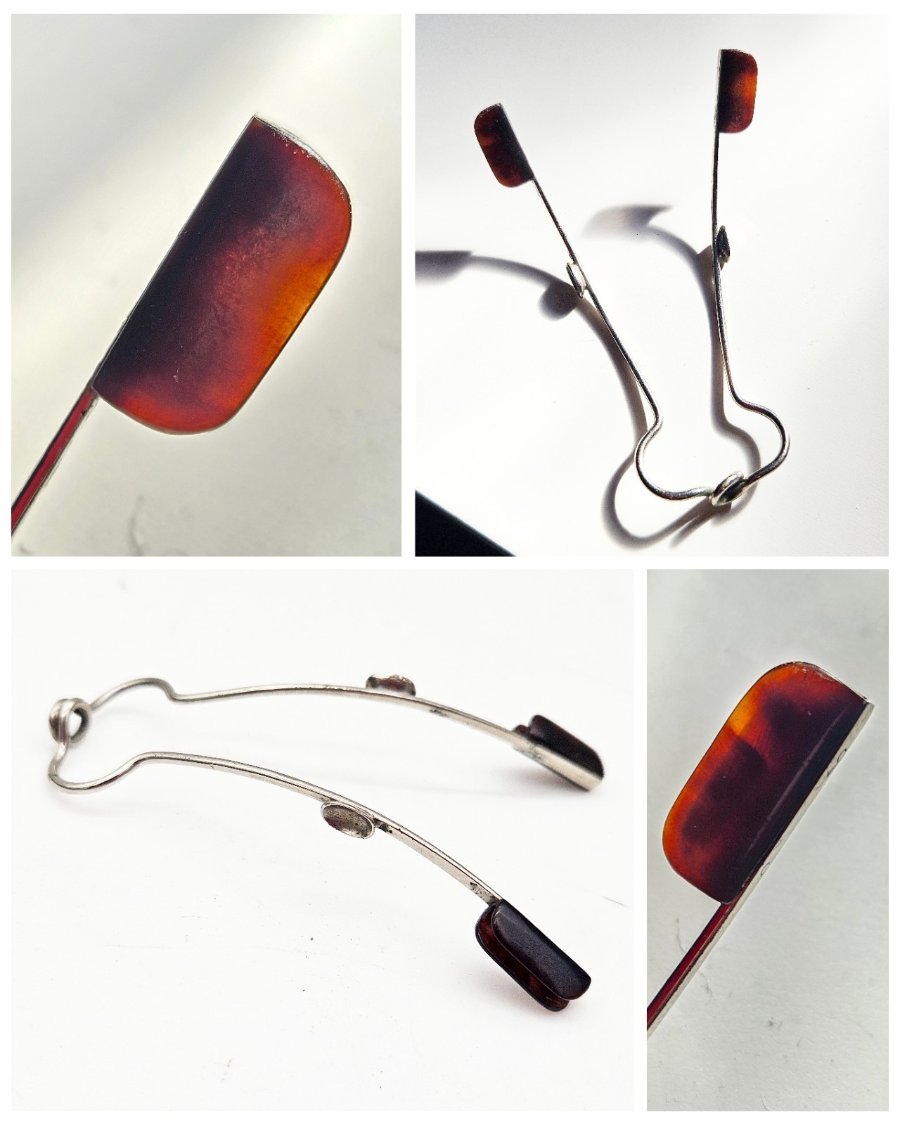 Antique Medical Eye Surgical Instruments J. Durbin Surgical Optometry Wood Rare