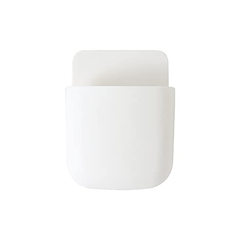 Remote Control Holder Storage Box, Remote Control Holder Wall Mount white