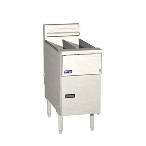 Pitco SE14TSSTC 50 lb Solid State Control Dual Pot Solstice™