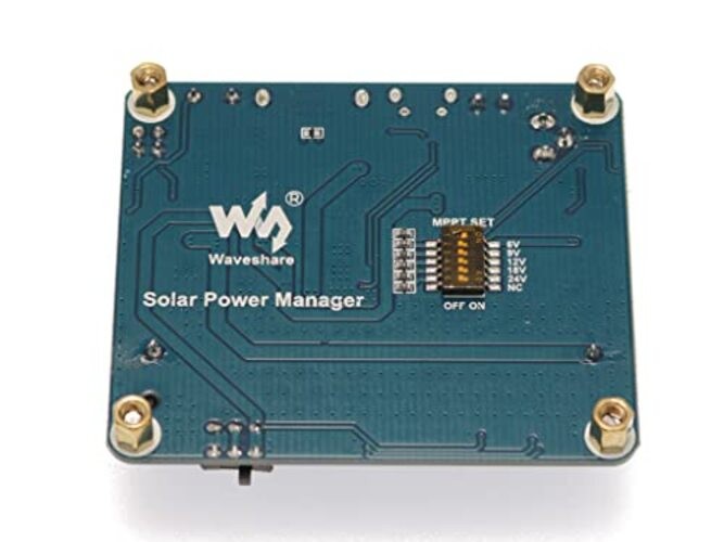 Solar Power Management Module for 6V~24V Solar Panel Supports Solar Panel/USB
