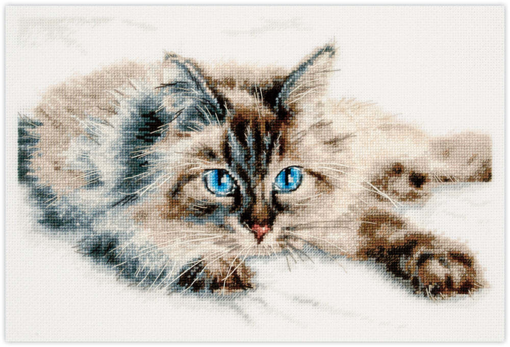 Magic Needle Counted Cross-Stitch Kit Fluffy Happiness 260-170