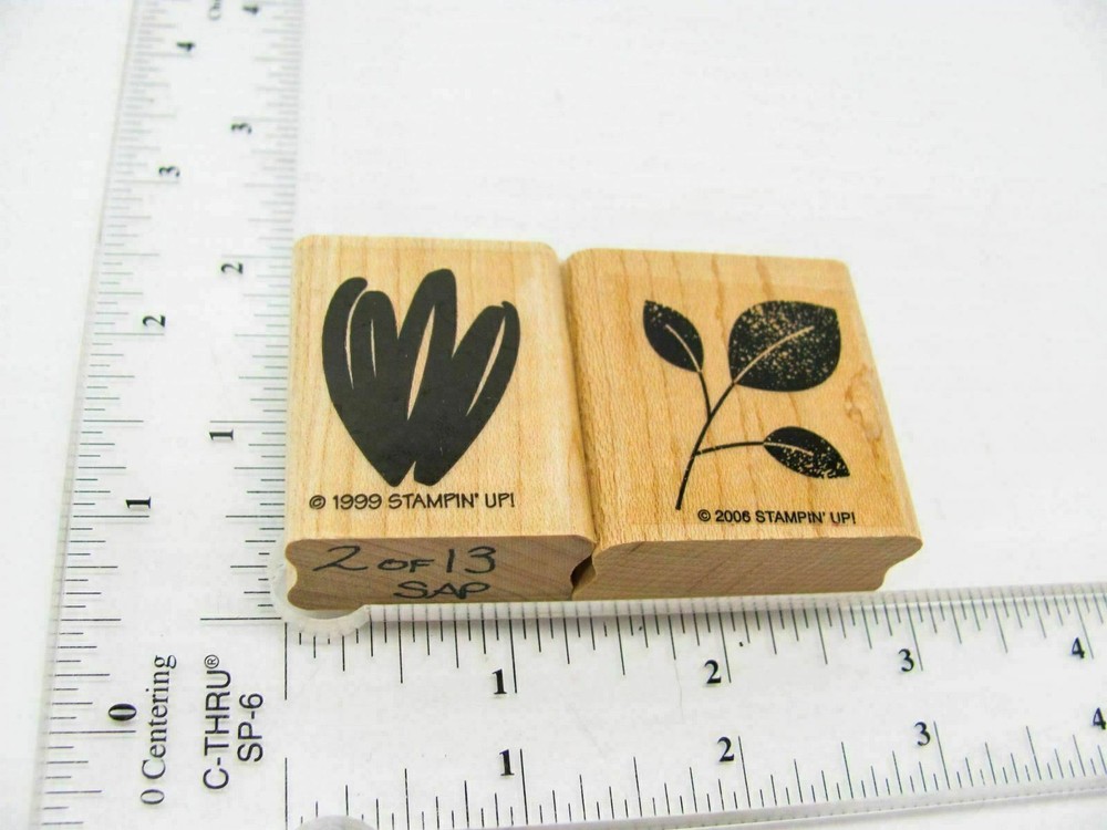 Tulip Branch Rubber Stamp - Stamp Set A308