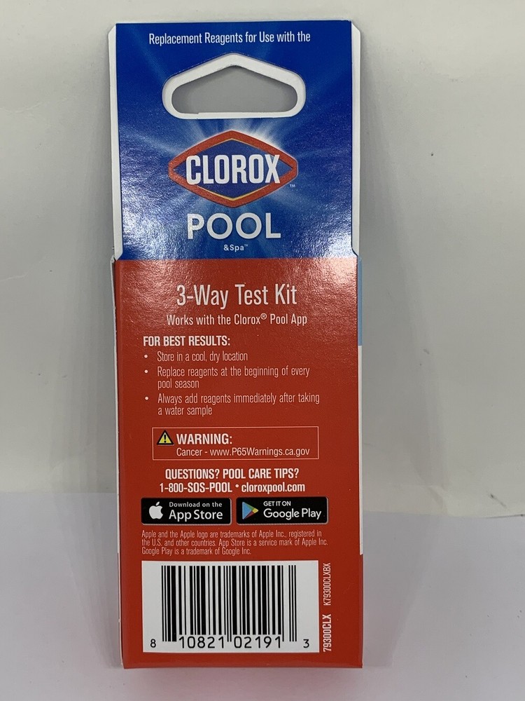 Clorox Pool Reagent Refill for 3-Way Test Kit