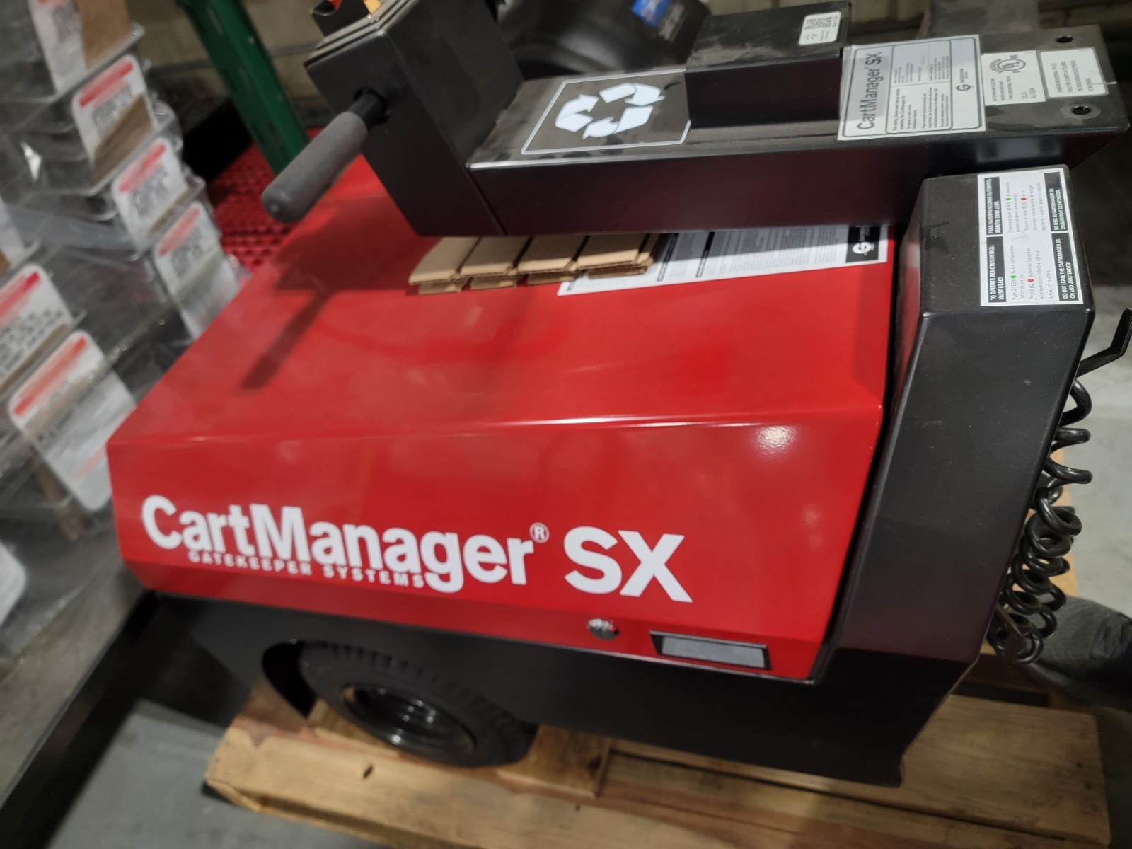 Gatekeeper CartManager SX Motorized Shopping Cart Pusher-New Open Box