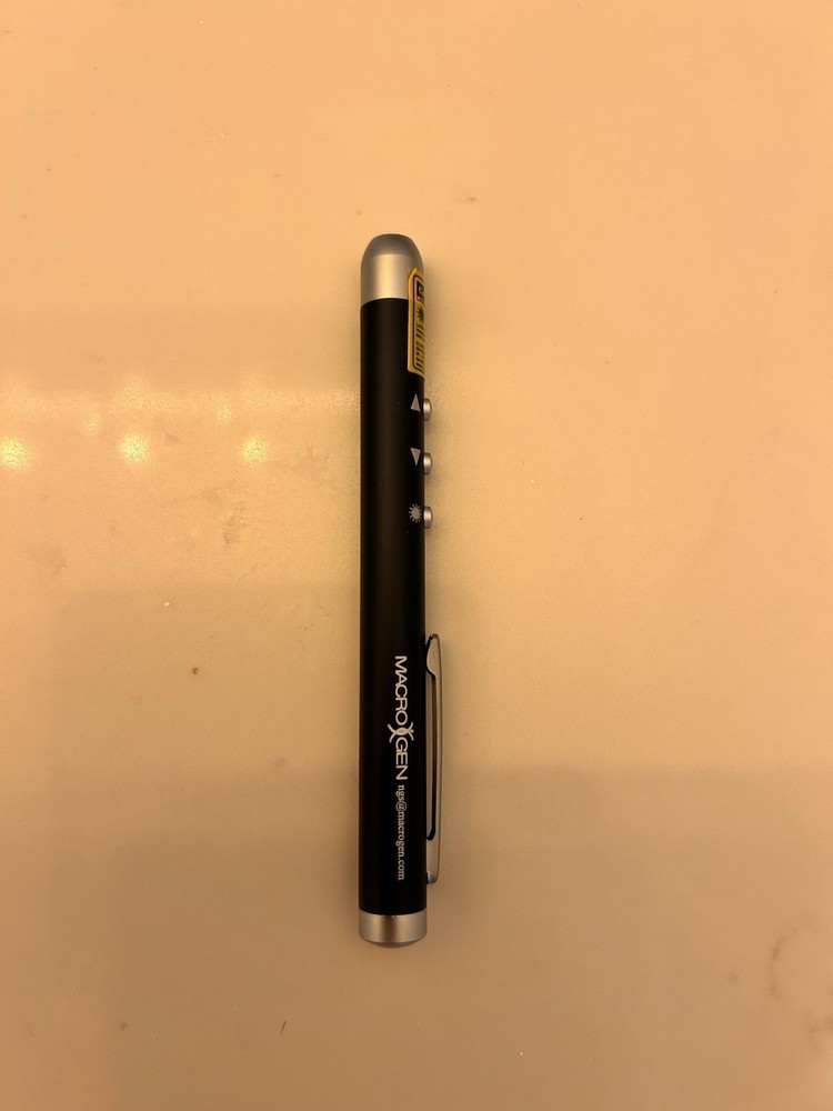 Infiniter LR1 Red Laser Pointer Pen, Remote Page Controller, USB, Battery