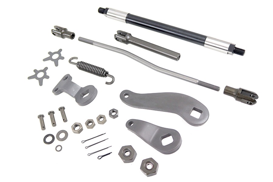 Mechanical Brake Kit Parkerized fits Harley Davidson